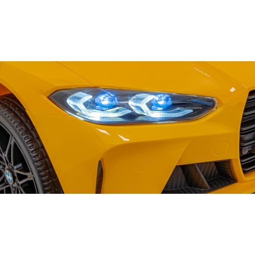 Elektromobilis BMW M4, dzeltens