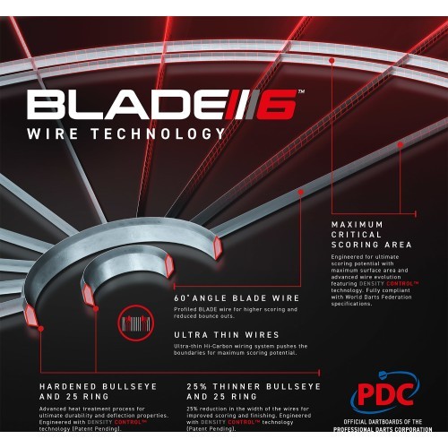 Šautriņu mērķis Winmau Blade 6 Triple Core