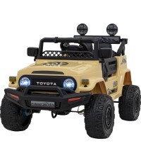 Детский электромобиль Toyota FJ Cruiser, бежевый
