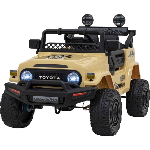 Elektromobilis bērniem Toyota FJ Cruiser, smilškrāsas