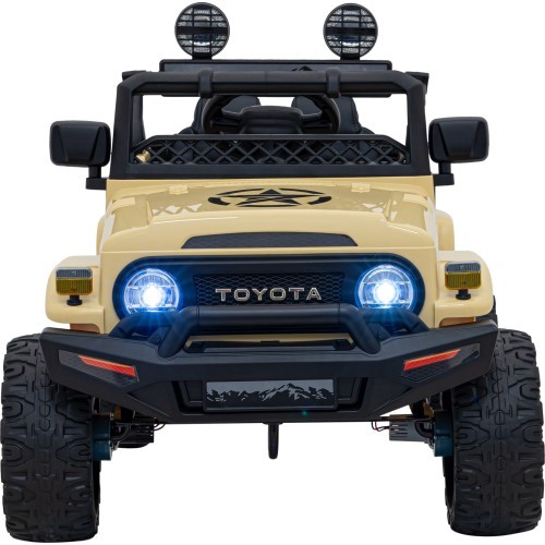 Детский электромобиль Toyota FJ Cruiser, бежевый