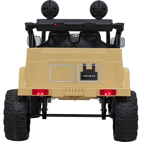 Elektromobilis bērniem Toyota FJ Cruiser, smilškrāsas