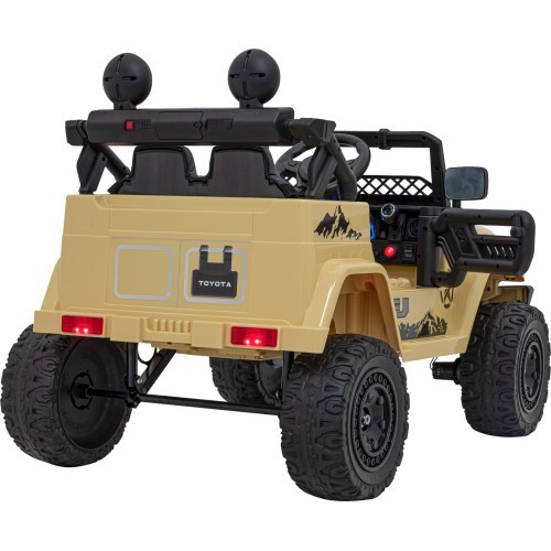 Elektromobilis bērniem Toyota FJ Cruiser, smilškrāsas