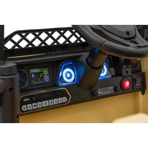 Elektromobilis bērniem Toyota FJ Cruiser, smilškrāsas