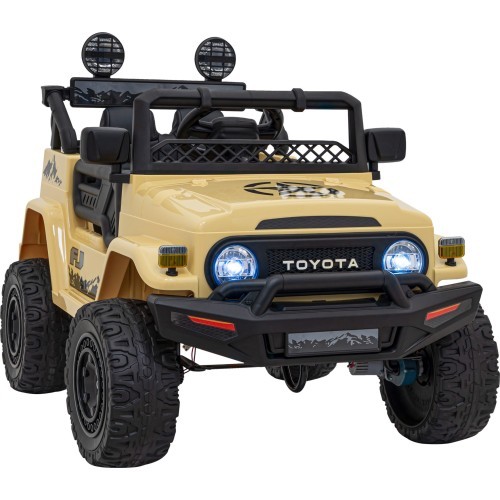 Детский электромобиль Toyota FJ Cruiser, бежевый
