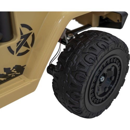 Elektromobilis bērniem Toyota FJ Cruiser, smilškrāsas