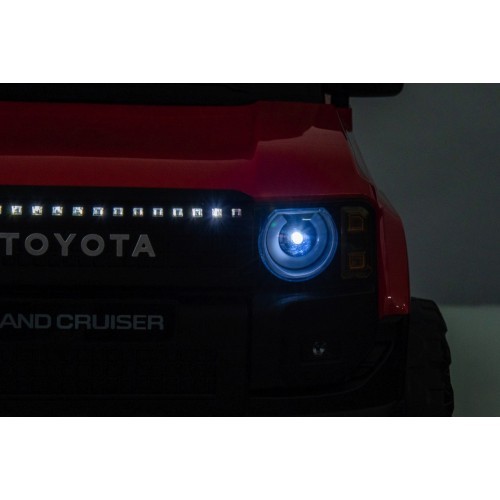 Elektromobilis Toyota Land Cruiser PRADO (sarkans)