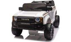 Elektromobilis Toyota Land Cruiser PRADO, balts
