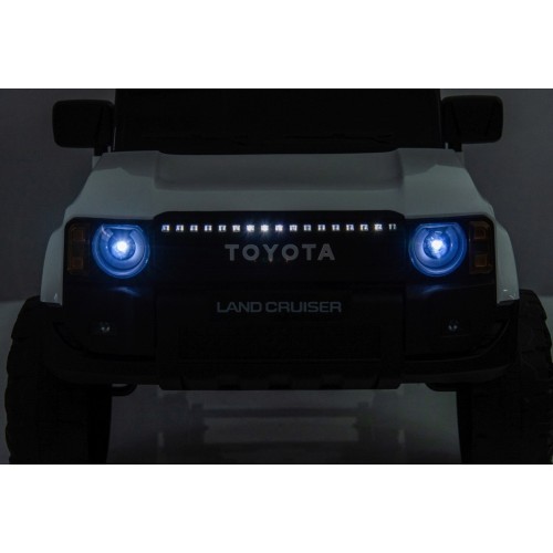 Elektromobilis Toyota Land Cruiser PRADO, balts