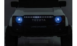 Elektromobilis Toyota Land Cruiser PRADO, balts