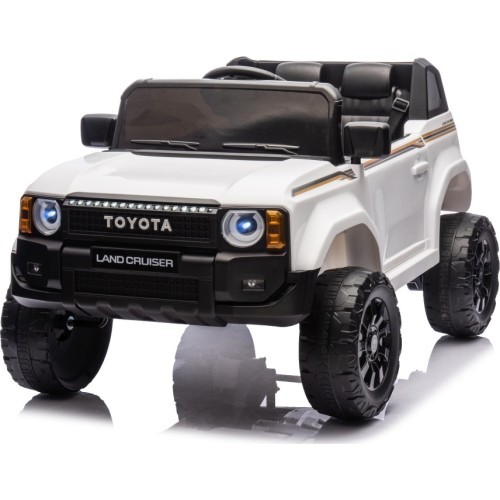 Elektromobilis Toyota Land Cruiser PRADO, balts