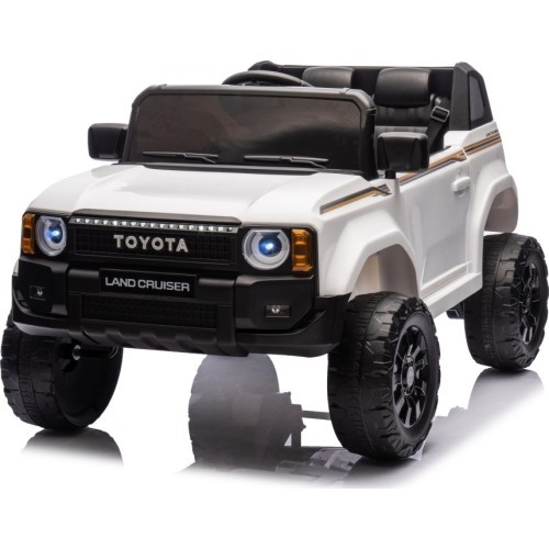 Elektromobilis Toyota Land Cruiser PRADO, balts