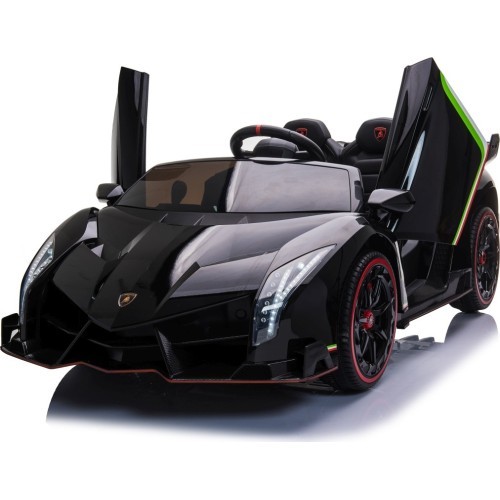 Elektromobilis Lamborghini Veneno, melns