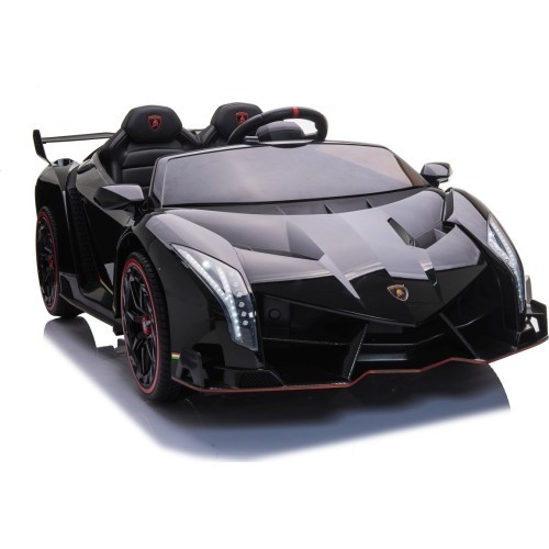 Elektromobilis Lamborghini Veneno, melns
