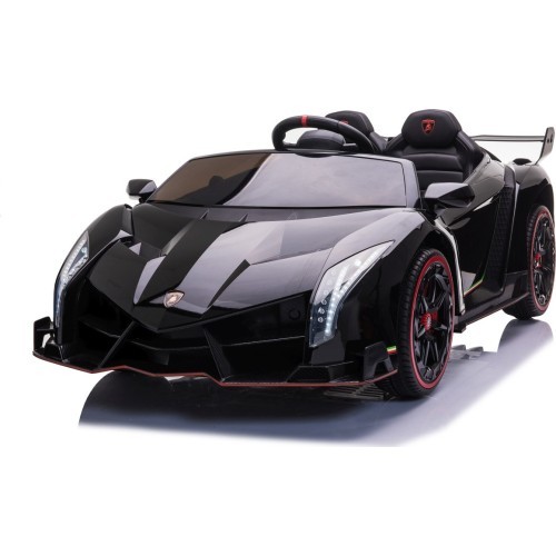 Elektromobilis Lamborghini Veneno, melns