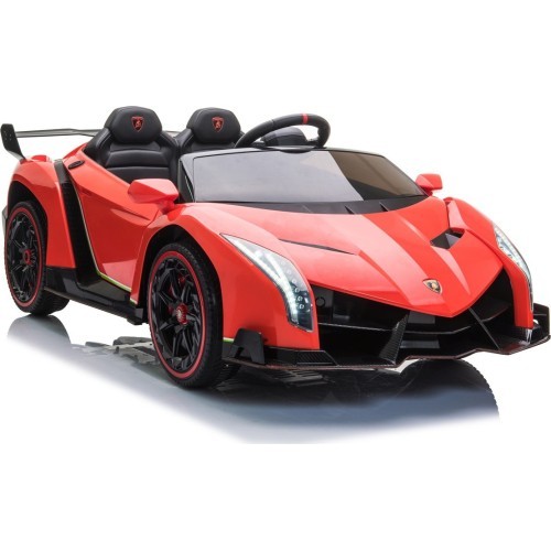 Электромобиль Lamborghini Veneno, красный