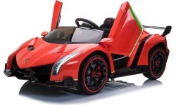 Электромобиль Lamborghini Veneno, красный