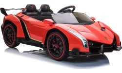 Электромобиль Lamborghini Veneno, красный