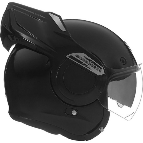 Мотошлем-модуляр NOX Premium Stratos P/J, чёрный матовый