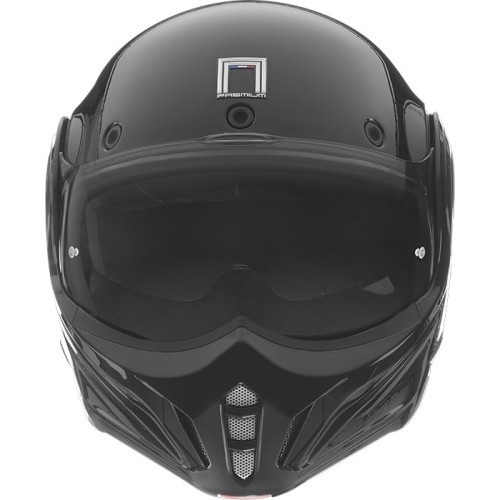 Мотошлем-модуляр NOX Premium Stratos P/J, чёрный матовый