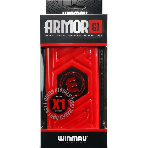 Winmau Armor G1 šautriņu maksts sarkans