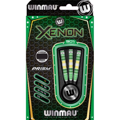 Šautriņas Winmau Xenon 90% volframa, ar tērauda smailēm