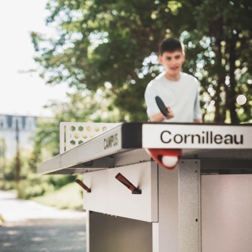 Āra galda tenisa galds Cornilleau 510M Campus Outdoor, pelēks