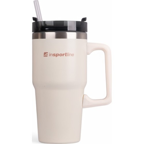 Insulated Travel Mug inSPORTline Teasara 600 ml - Beige 