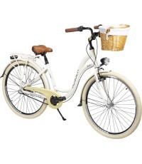 AZIMUT Sarema ALU 28" bike 3-speed 2025 light cream shiny