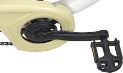 Двиратис AZIMUT Sarema ALU 26" 3-speed 2023 светло-кремовый блестящий