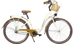 Двиратис AZIMUT Sarema ALU 28" 3-скоростной 2023 кремовый полуматовый