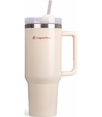 Изолированная дорожная кружка inSPORTline Misakafi Tumbler 1 200 мл - Beige