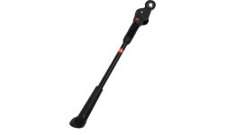 Подножка Hebie AX 618 для велосипедов 26-29" с ободными тормозами V-Brake, без адаптеров дисковых тормозов, алюминиевая (чёрная)