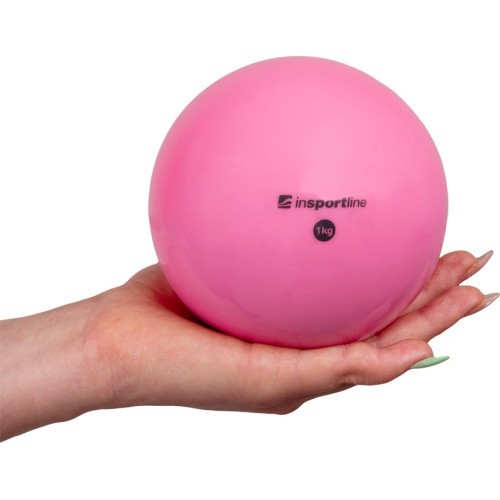Мяч для йоги inSPORTline 1 кг - Pink