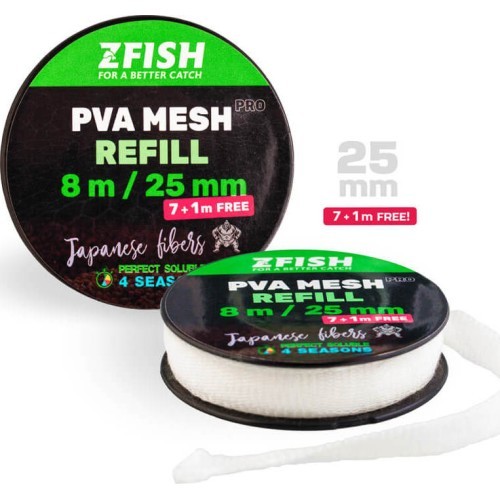 ZFISH PVA PRO Refill 25 mm/7 + 1 m FREE!