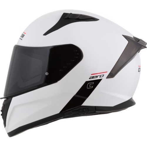 Motocikla ķivere Cassida Aero Solid balta/melna