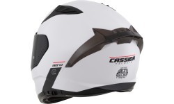 Motorcycle Helmet Cassida Aero Solid White/Black