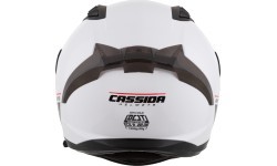 Motorcycle Helmet Cassida Aero Solid White/Black