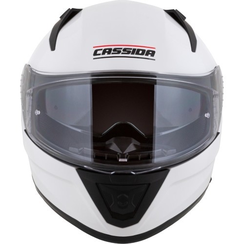 Motorcycle Helmet Cassida Aero Solid White/Black
