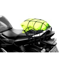 Эластичная мотоциклетная грузовая сетка Oxford XL 38x38 см