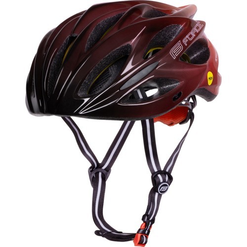 Ķivere FORCE Bull Hue MIPS, izmērs S-M (55-58 cm), sarkana/melna