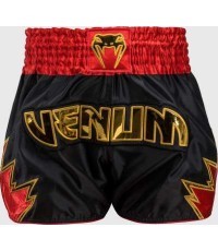 Шорты Venum Inferno Muay Thai, черный/золотой/красный