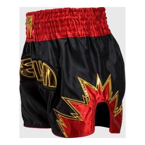 Шорты Venum Inferno Muay Thai, черный/золотой/красный