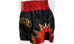 Шорты Venum Inferno Muay Thai, черный/золотой/красный