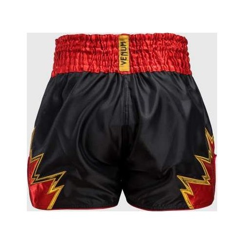 Venum Inferno Muay Thai šorti, melni/zelta/sarkani