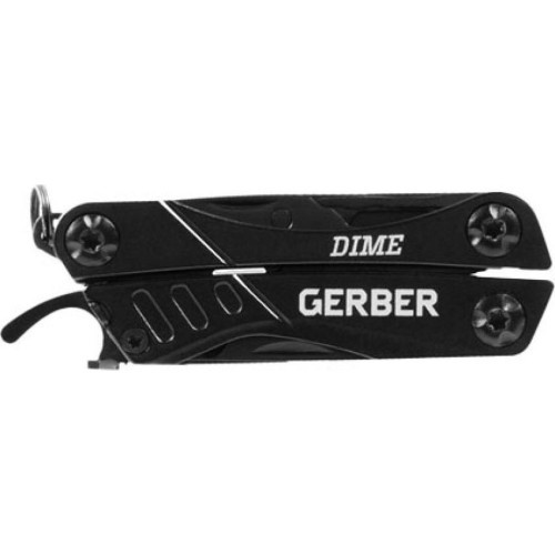 Daudzfunkcionāls instruments Gerber Dime, melns