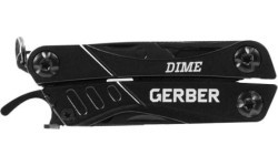 Daudzfunkcionāls instruments Gerber Dime, melns