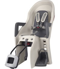 Polisport Guppy Maxi + RS velosipēda sēdeklis, uz rāmja, ar miega funkciju (krēma)