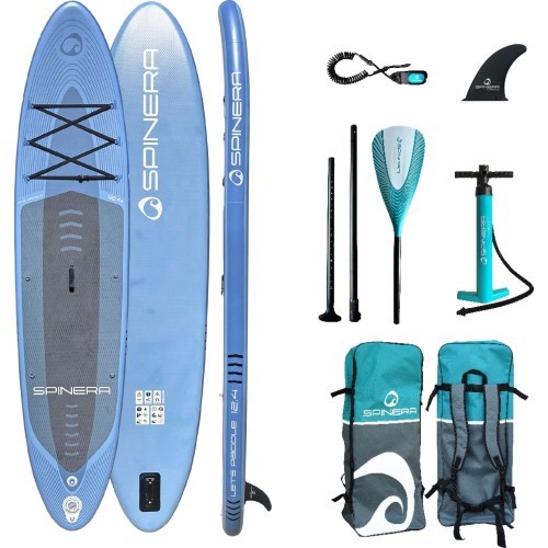 SUP dēlis Spinner Lets Paddle 12.4, 376x84x15 cm
