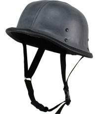 Ретро мотоциклетный шлем с открытым лицом Sodager Cracker Gray - Grey